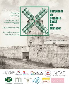 X Campionat de Scrabble Ciutat de Manacor