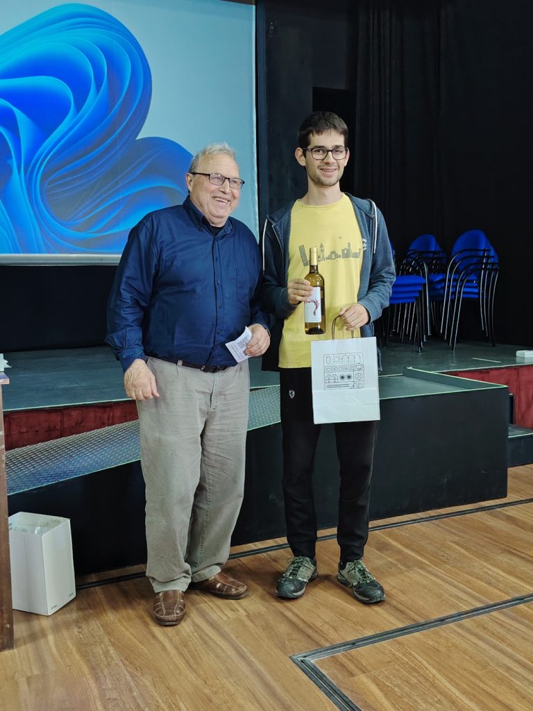 Martí Roé jugador que fa més Scrabbles del 14è Campionat de Badalona